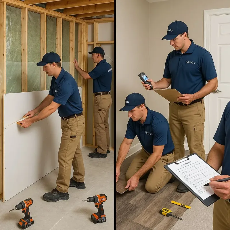 Repairs and Reconstruction process in Boiling Springs, NC
